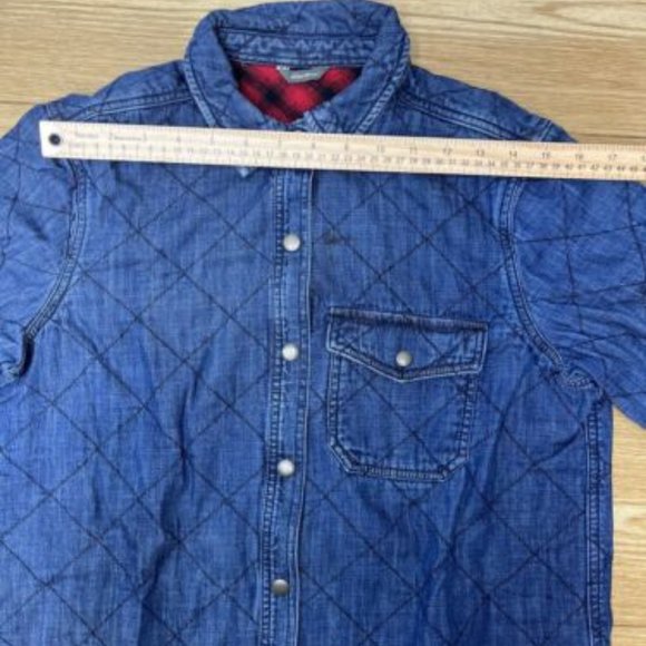 Eddie Bauer Denim Shirt Button Up Shacket - Picture 13 of 16